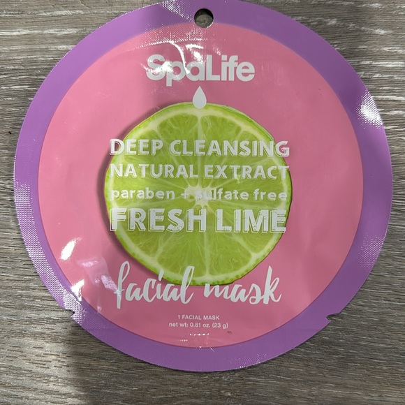 SpaLife Facial Masks 4 Brightening Natural Extract/7 SpaLife Deep Cleansing NEW! - Picture 5 of 9
